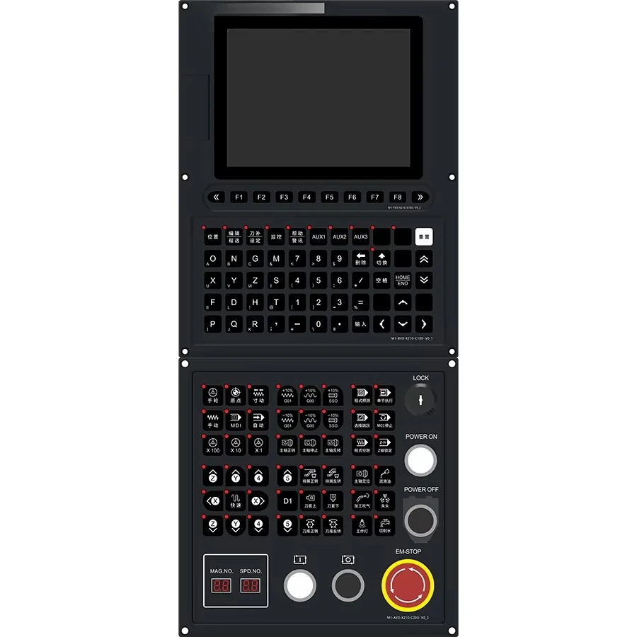 

8-дюймовый 4-осевой контроллер ЧПУ для фрезерной мебели, система управления ЧПУ