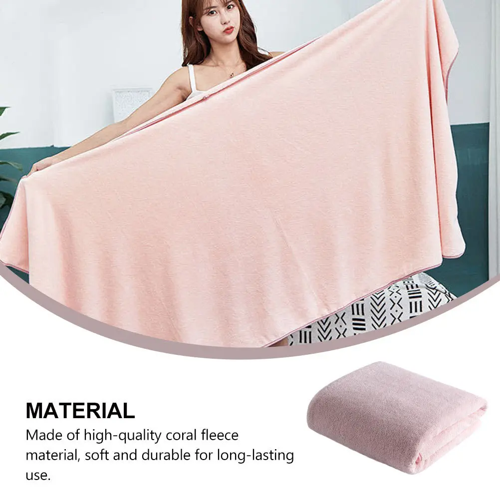 منشفة حمام سريعة الجفاف من الصوف المرجاني فائقة الامتصاص وناعمة ومضادة للبيلينغ سريعة الجفاف للسفر للبالغين في الهواء الطلق تمتص الماء #1