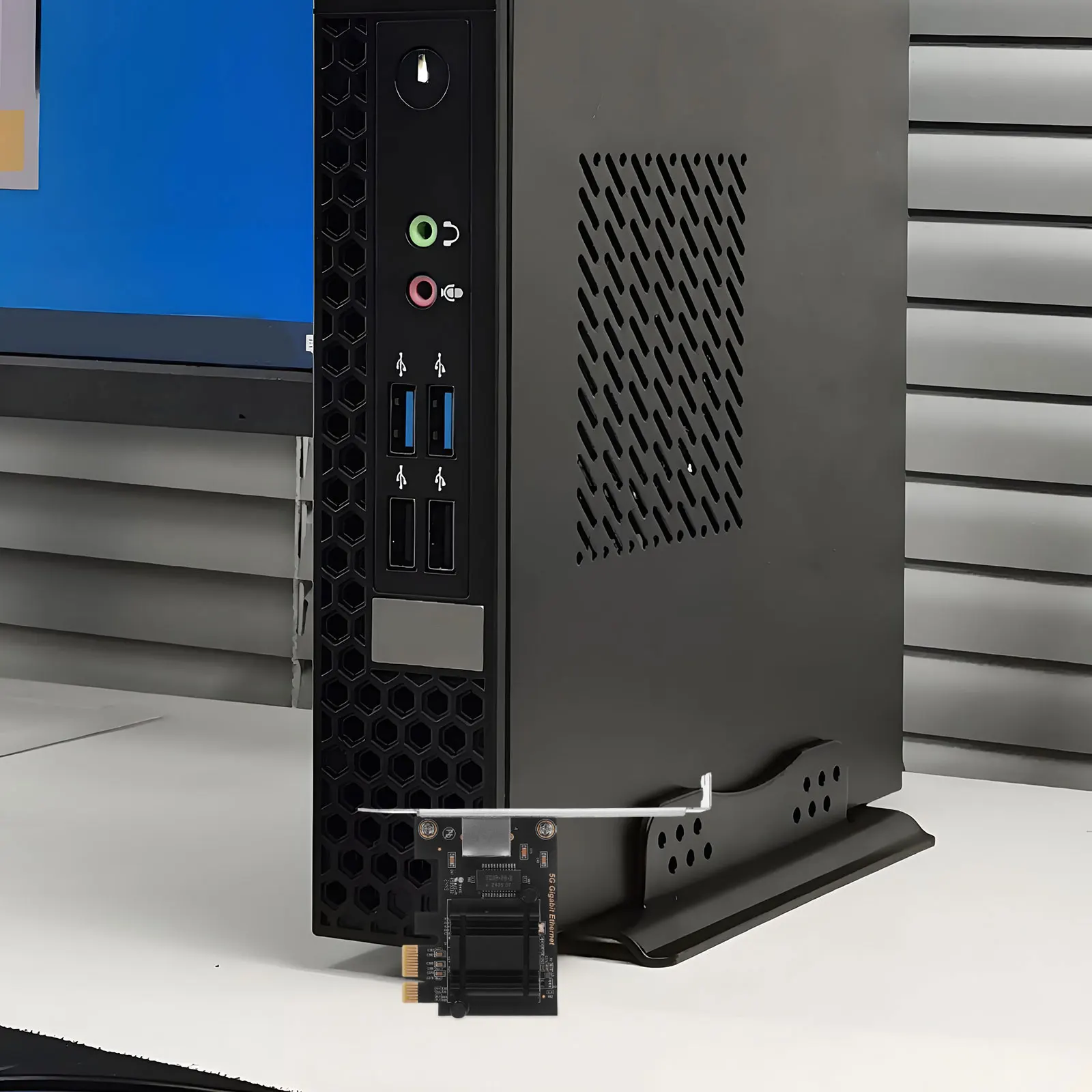 

5G Gigabit Network Card Pcie Interface Diskless Ethernet Adapter For Esxi Desktop Pc Metal Network Interface Card