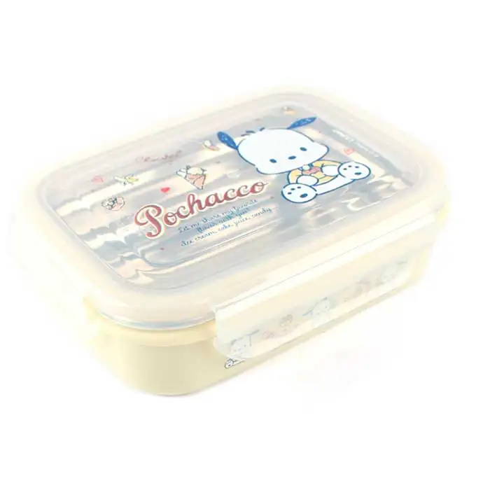 Sanlio Pochco sealed square stainless lunch box 3852