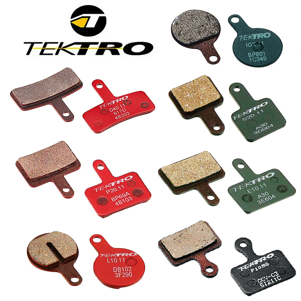 TEKTRO Brake Pads F10BS D40.11 P20.11 E10.11 S20.11 IOX.11 L10.11 Bicycle Performance resin Composite Disc brakes Pads