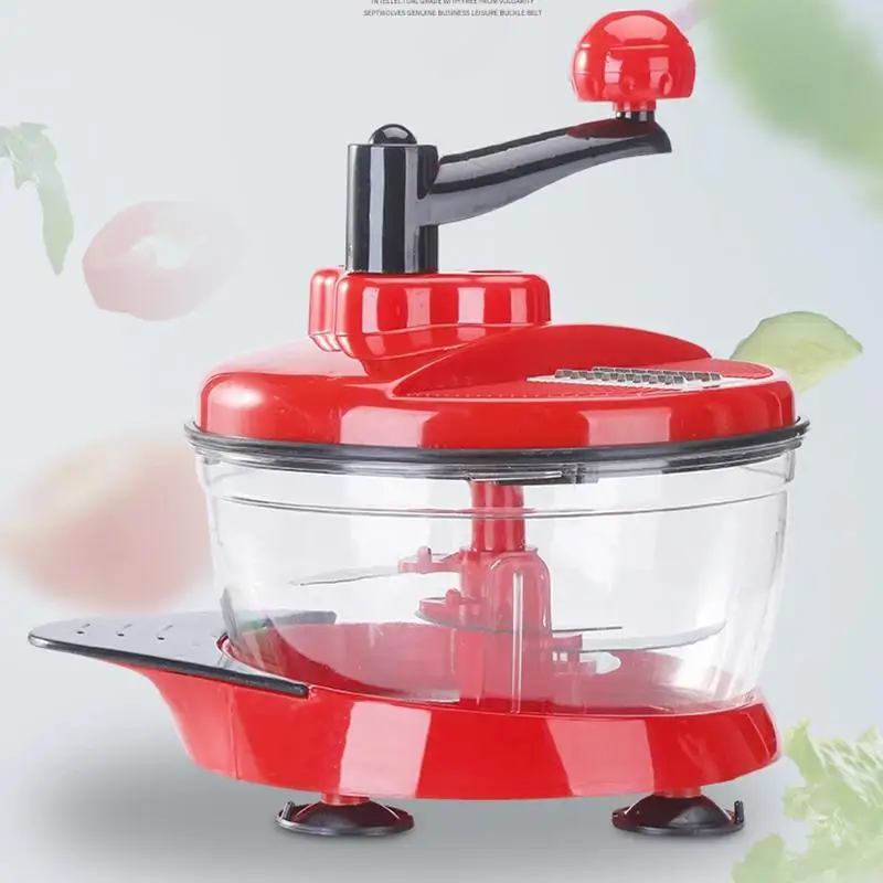 

Manual Meat Grinder Dumpling Stuff Hand-Cranked Mixer Vegetable Fruit Chop Up Mincing Machine Chili Garlic Slicer Kitchen Tools