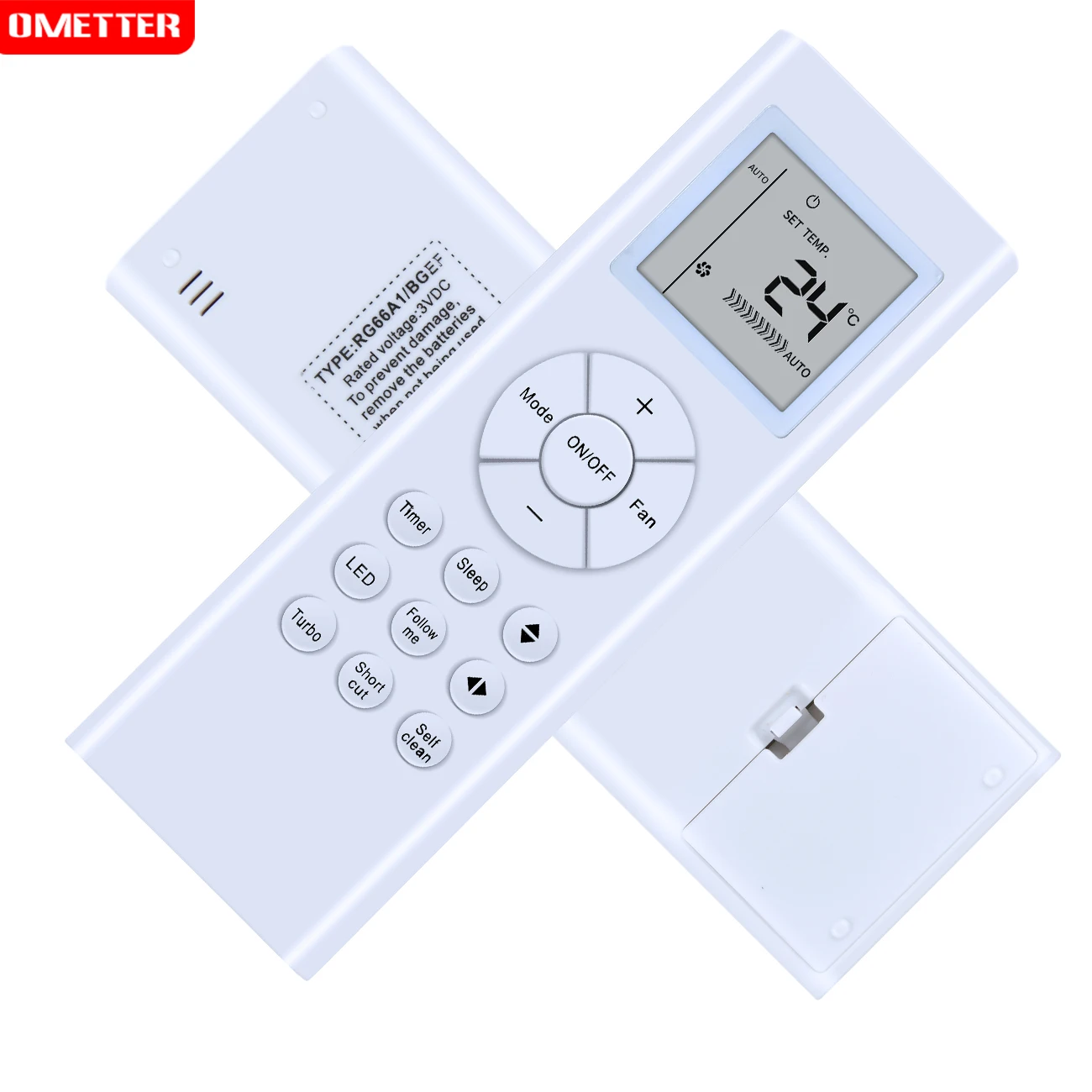 Klimatyzator zdalnego sterowania dla Midea RG66A1/BGEF & Kaden KS09 KS12 KS18 KS24 KS28 AC klimatyzator