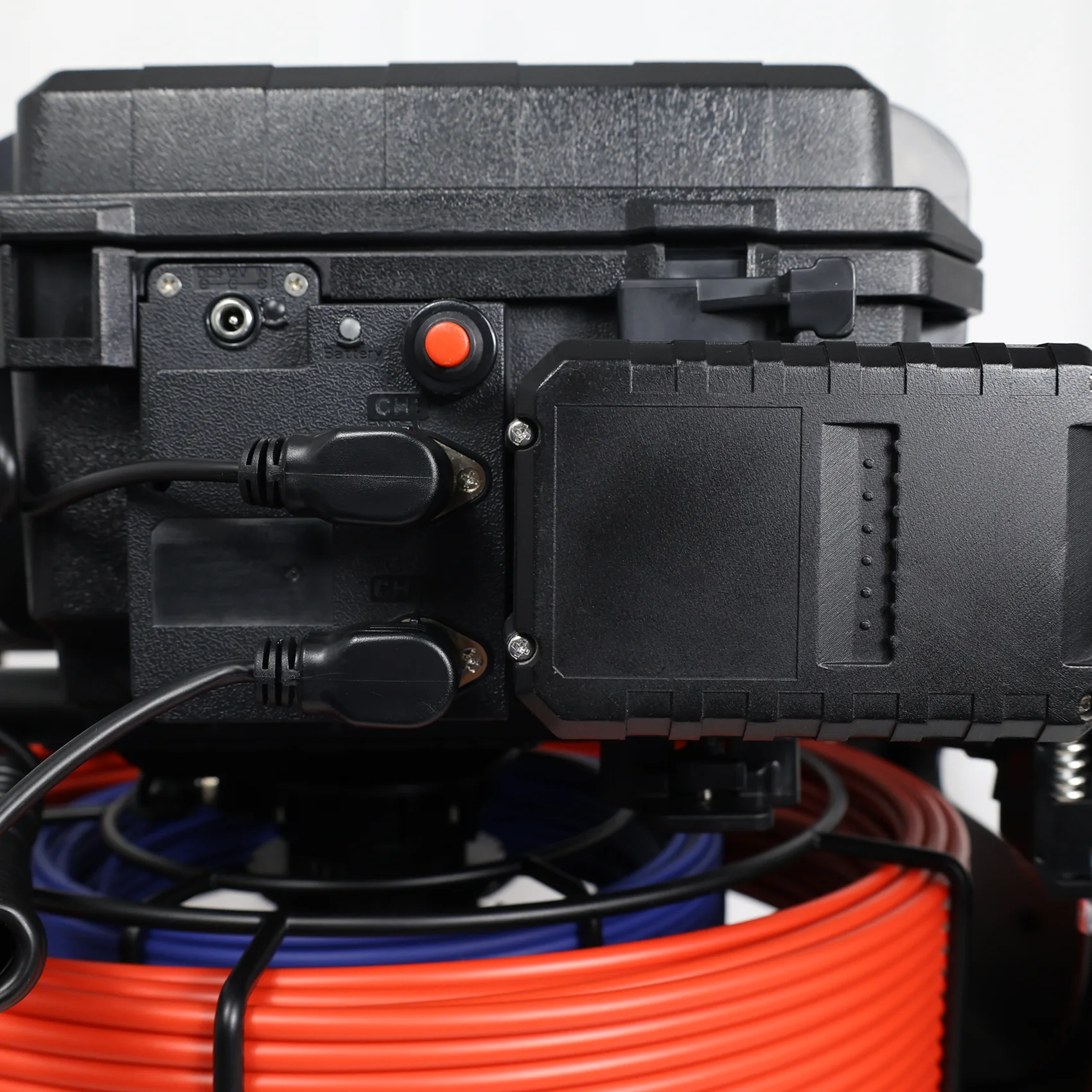 กล้องตรวจสอบท่อระบายน้ำ QYTeco ระบบคู่ รุ่นใหม่ กล้องวงจรปิดวิดีโอขายดี พร้อมหัวกล้องคู่สำหรับทำความสะอาดท่อ