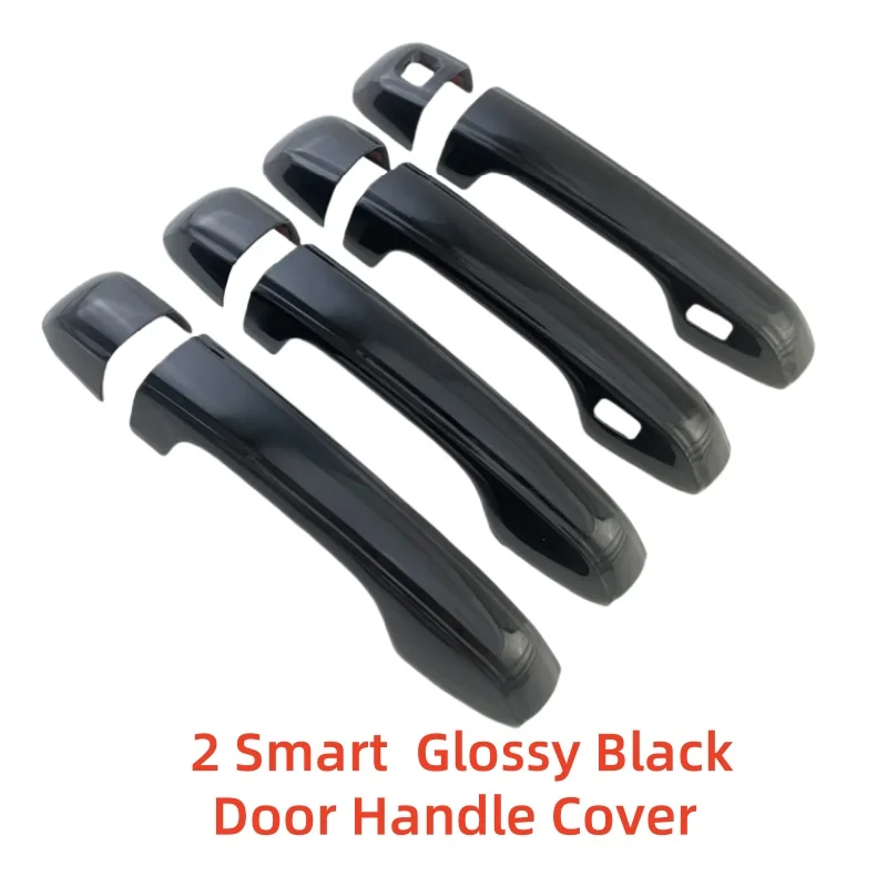 For LEXUS LX LX570 2016 2017 2018 2019 2020 2021 2022 Black Carbon Car Accessories Plated Door Handle Cover Trim Paste Style view 5