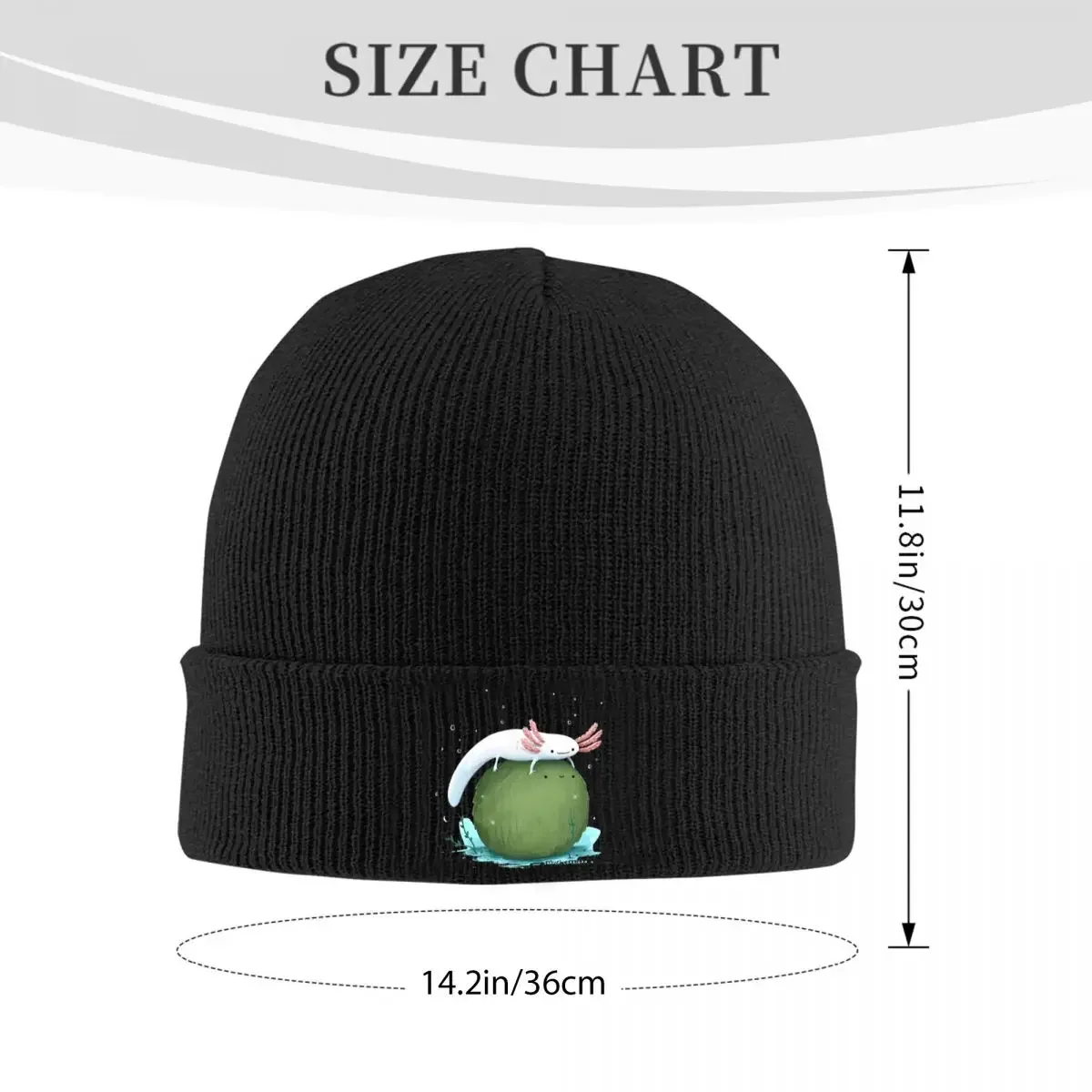 Axolotl Mexican Salamander Knitted Caps for Women Men Skullies Beanies Winter Hat Animal Hip Hop Cap