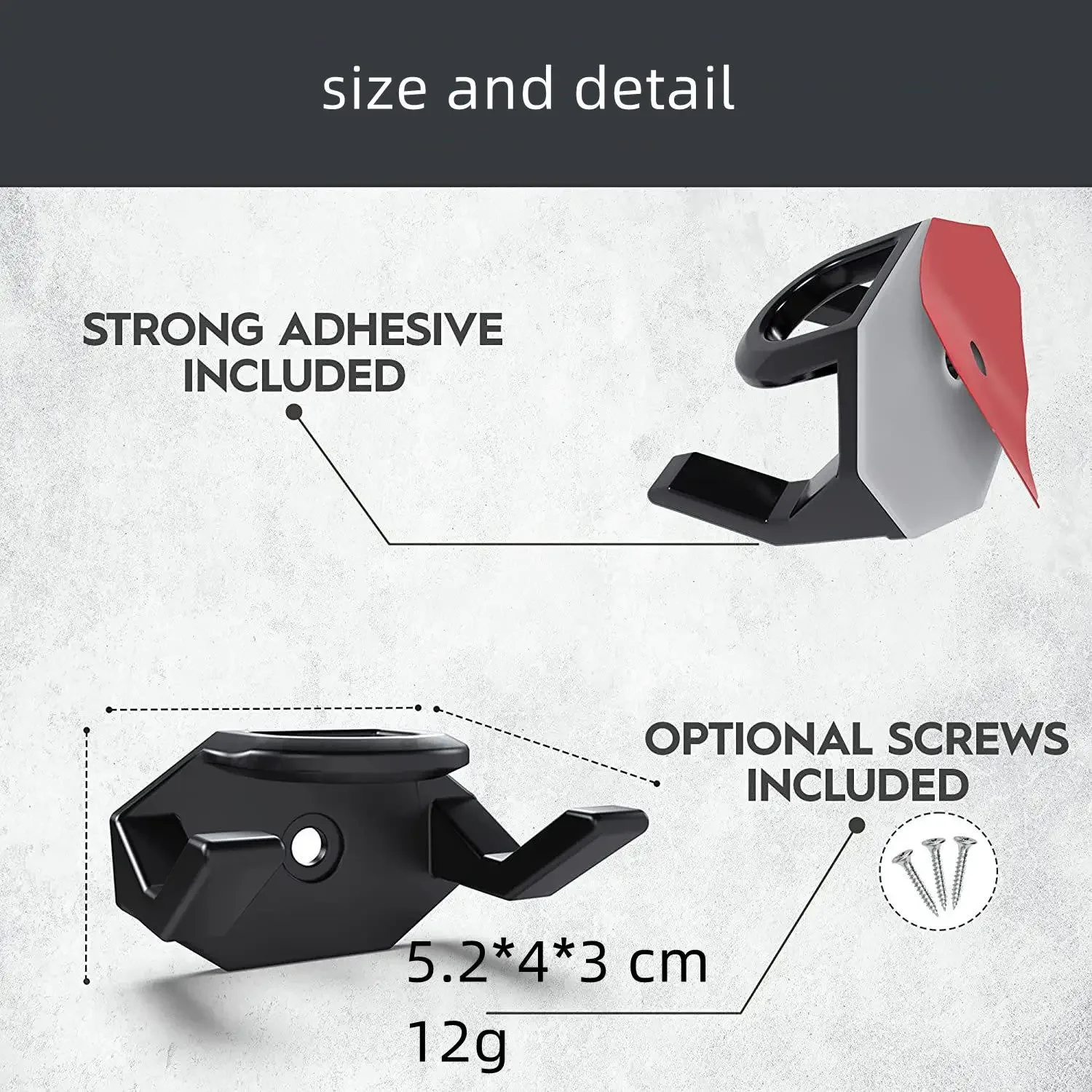 Modern Creative Bedroom Living Room Clothes Wall Hanger Self Adhesive Plastic Coat Hat Holder Rack Hook 50pcs