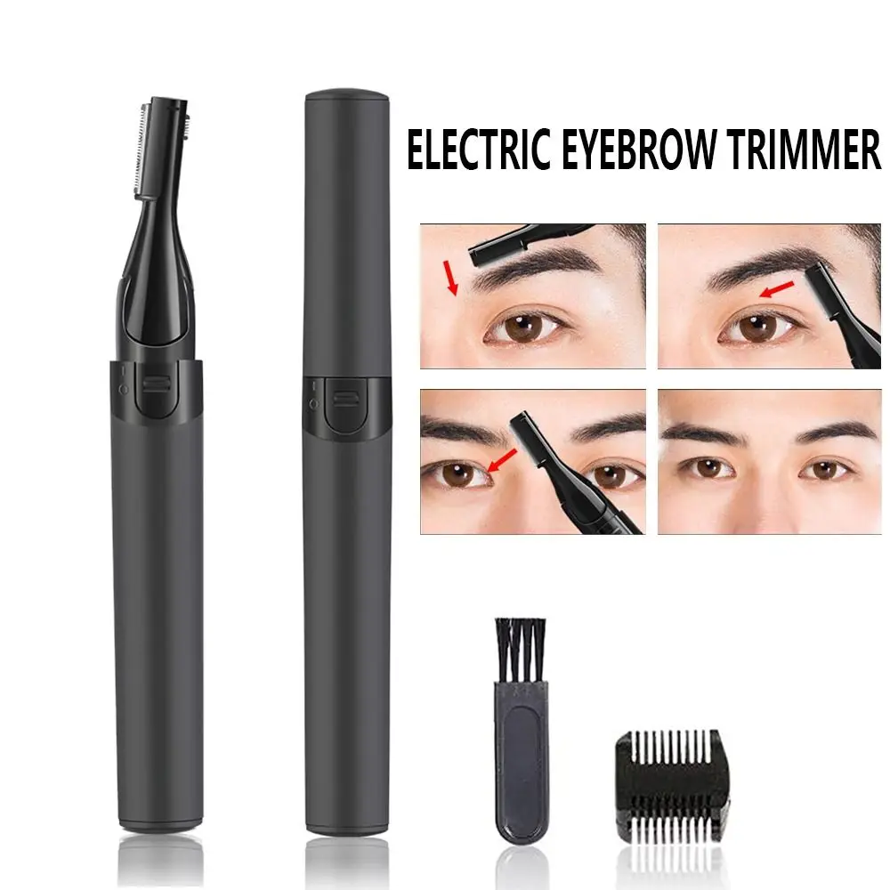 Operated Hair Shaver Women Beauty Eyebrow Shaper Men Personal Electric Eyebrow Trimmer Facial Razor Hair Remover Mini Epilator