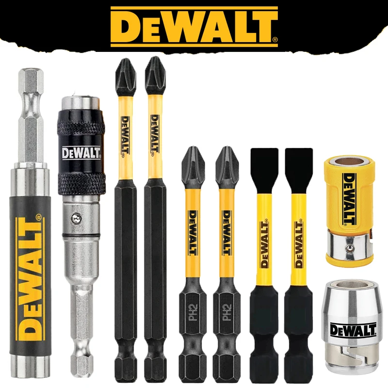 DEWALT zestaw załączników narzędziowych wiertło PH2/SL8 57MM 89MM pierścień magnetyczny przedłużacz tulei DWASLVMF2 DT70547T DT7505 DW2054