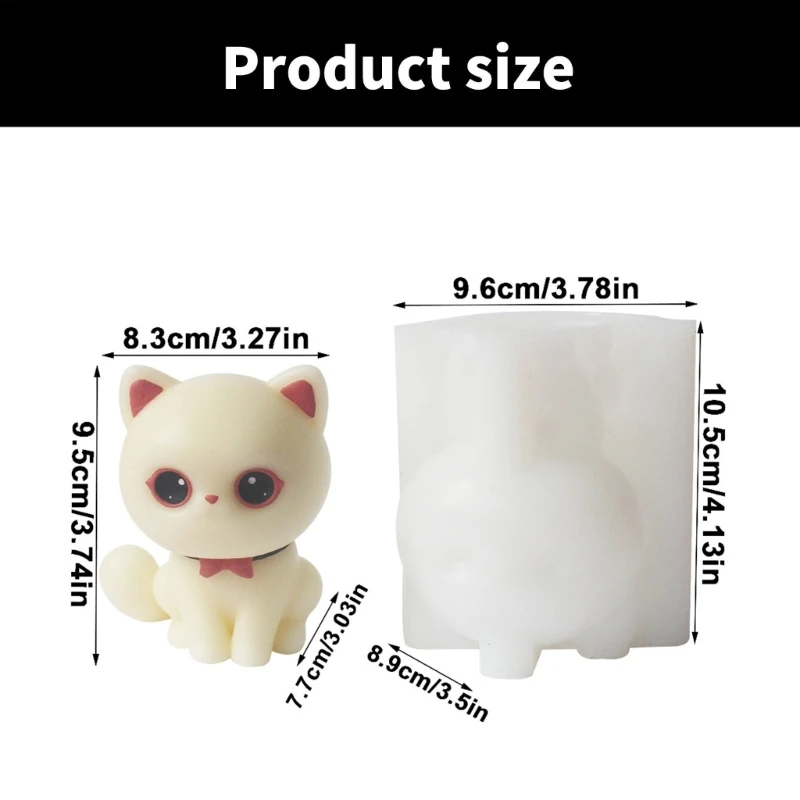 Stampi in silicone per gatti per eyeliner adatti bambini per progetti cucina fantasiosi