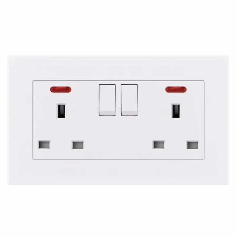 Ac 100~250v  Model 146 With Switch British 13a Socket Square Bore English Standard  PC Socket