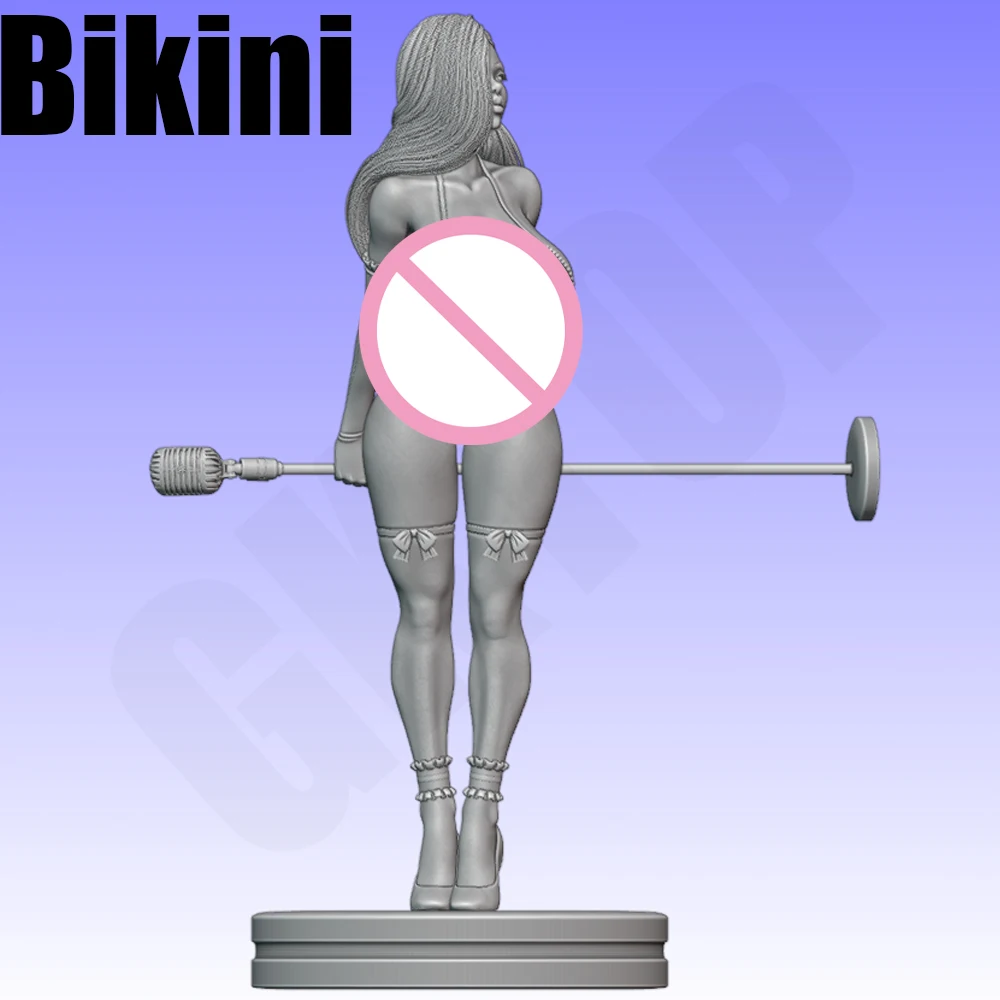 1/24 Scale NSFW Jessica Rabbit Lady Sexy Girl Resin Figure Model Kit Unassembled Unpainted DIY Collectible Miniature Hobby Toys