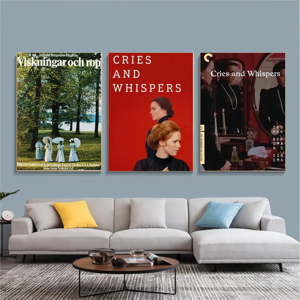 classic movie C-Cries And Whispers-S Painting Calligraphy Nature Inspired Artwork for Living Room  Home Decoration
