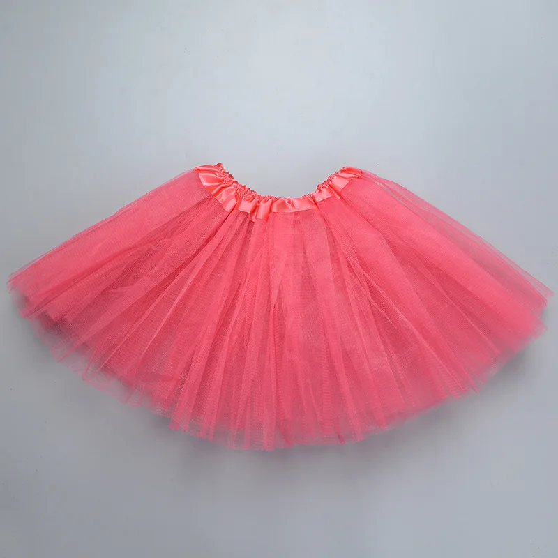Meisje elastische ballet danskleding tutu's minirok voor verjaardagsfeestje dans 3-laags tule tutu rok voor kinderen prinses 2-8Y meisjes