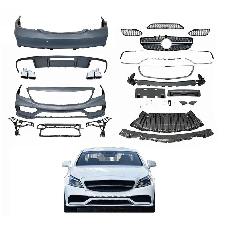 

A new body kit W218 (2011-2014 models), including bumpers and grille, is available CLS63 model.