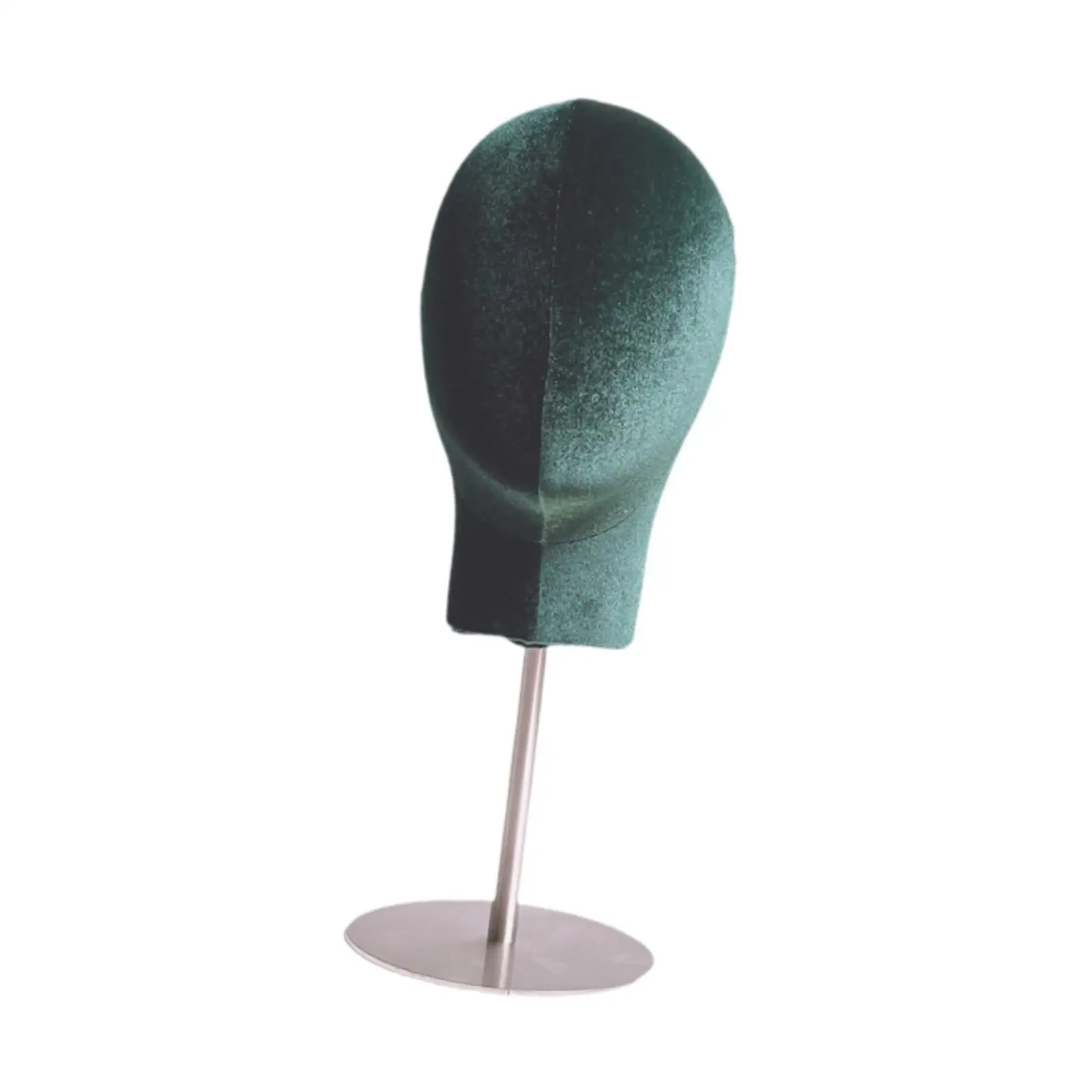 Modello di testa di manichino, testa di visualizzazione del cappello, portaoggetti portatile multiuso per berretti con Base di supporto per gioielli, sciarpe, cuffie, cappello