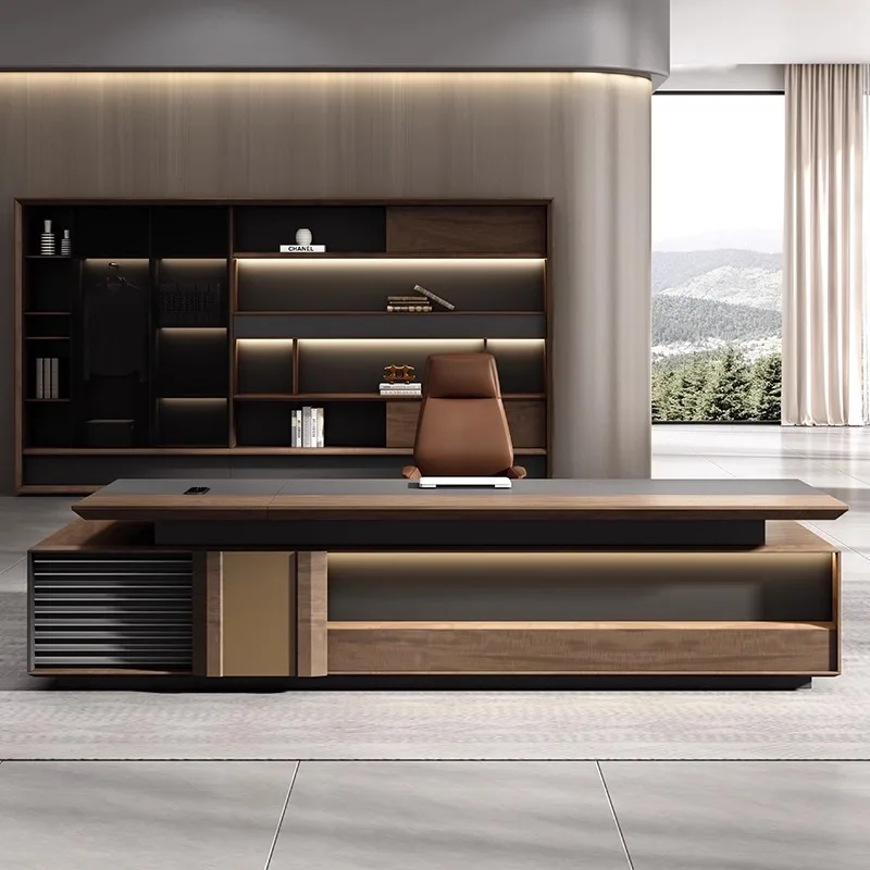 

Письменный стол Boss, простая современная офисная мебель, президентский офис