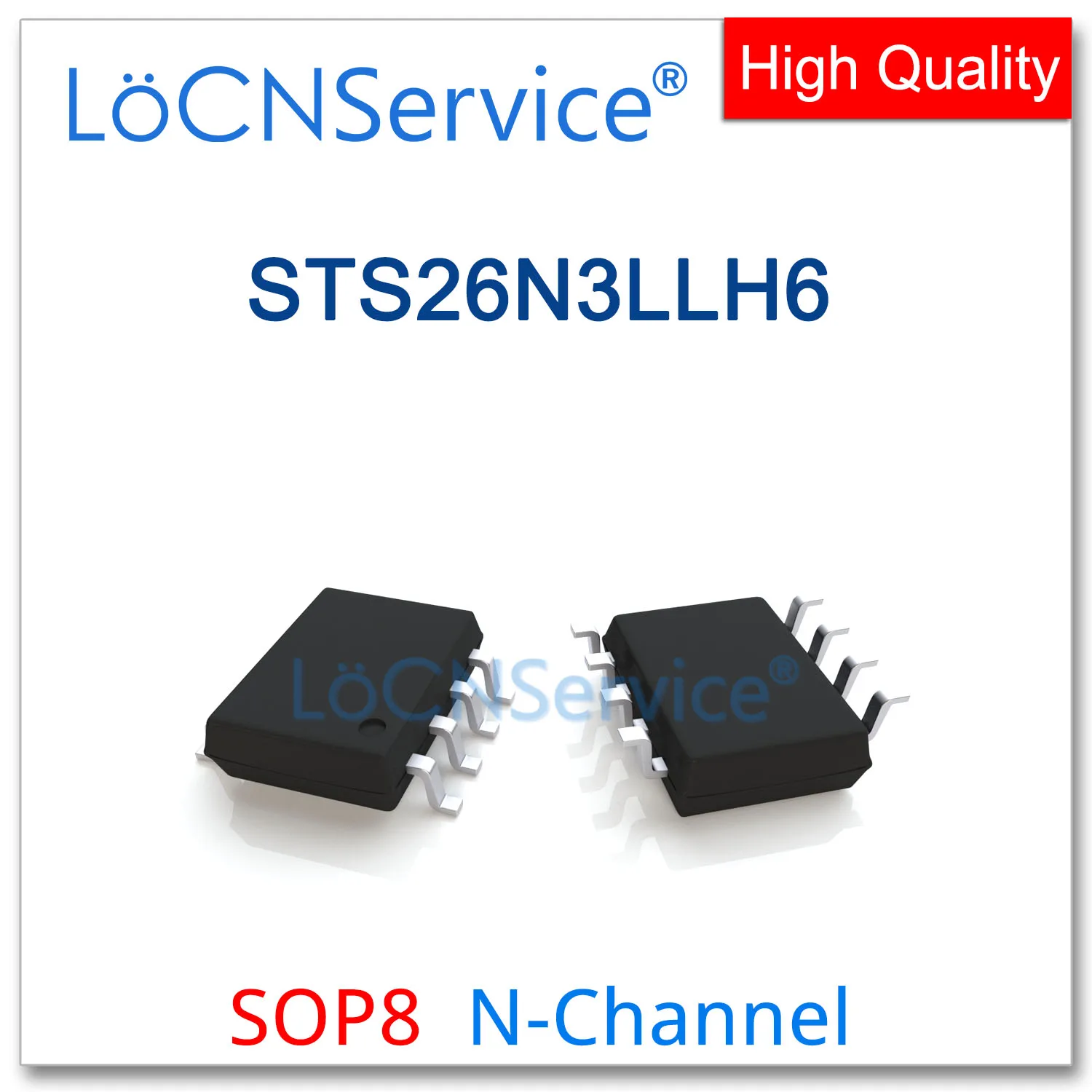 LoCNService 50PCS 500PCS SOP8 STS26N3LLH6 N-CHANNEL คุณภาพสูง STS