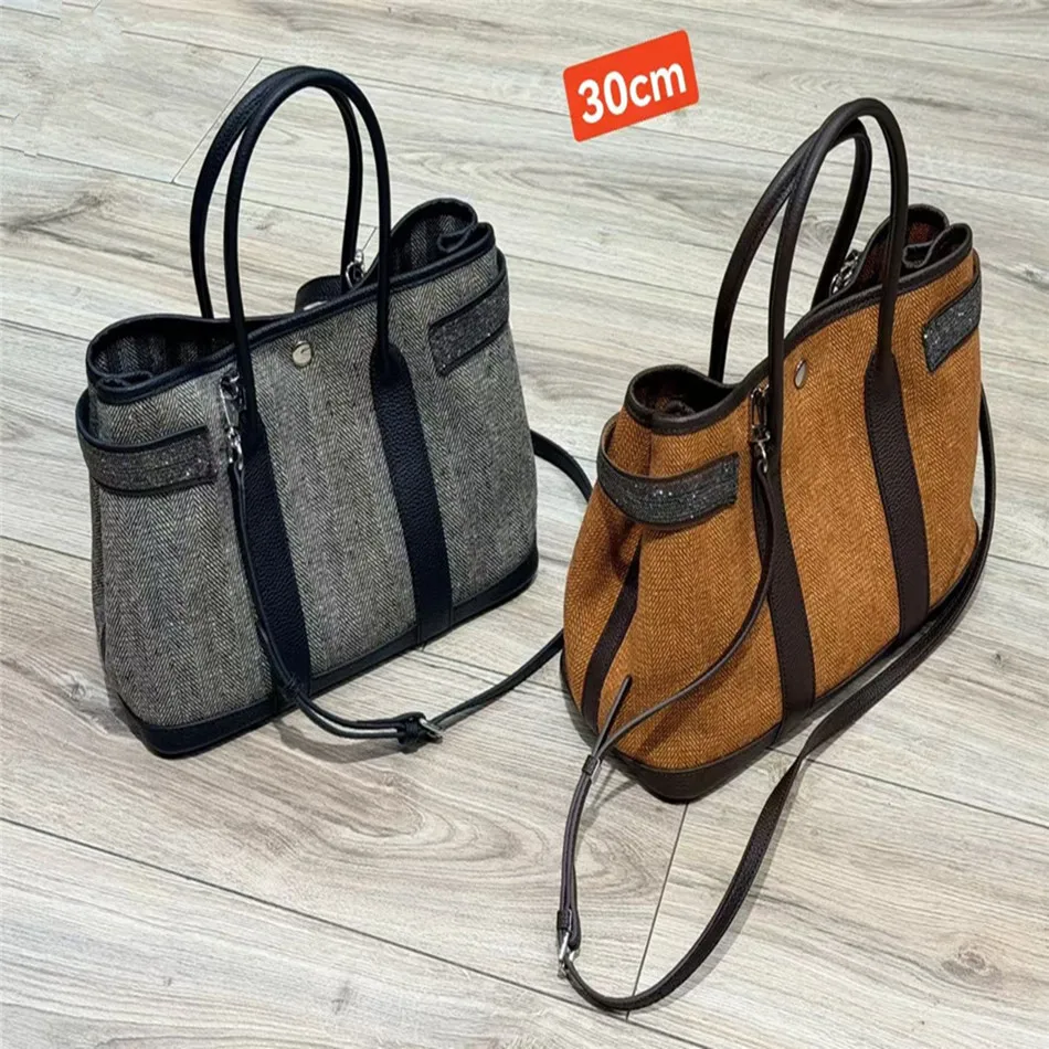 High Quality Women's Bag Fashion Beadeding Large-Capacity Shoulder Handheld Tote Bag