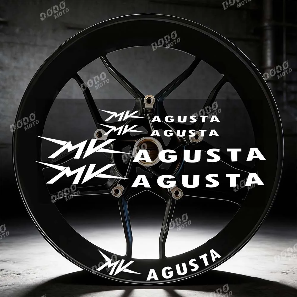 

Reflective Sticker Motorcycle Refit Tire Inner Ring Wheel Logo Decals For MV Agusta Dragster 800 F3 800 RR Brutale 1000RS 10000R