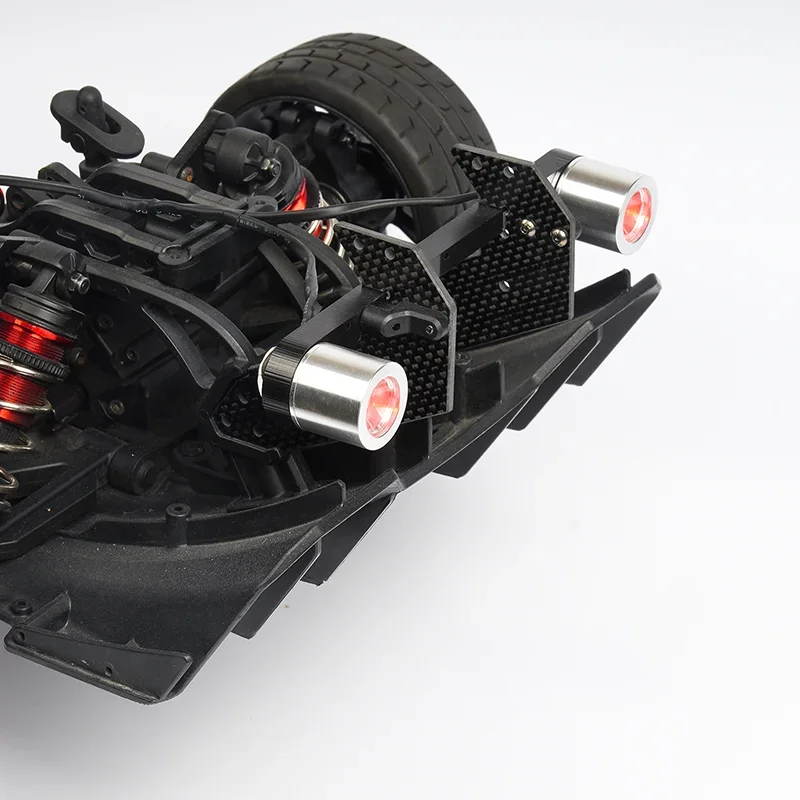 LIMITLESS F1 LED Suporte de Kine de Carbono Luz Traseira Destaque Spotlight para 1/7 ARRMA LIMITLESS V2 Speed Bash Roller F1 Drift Car