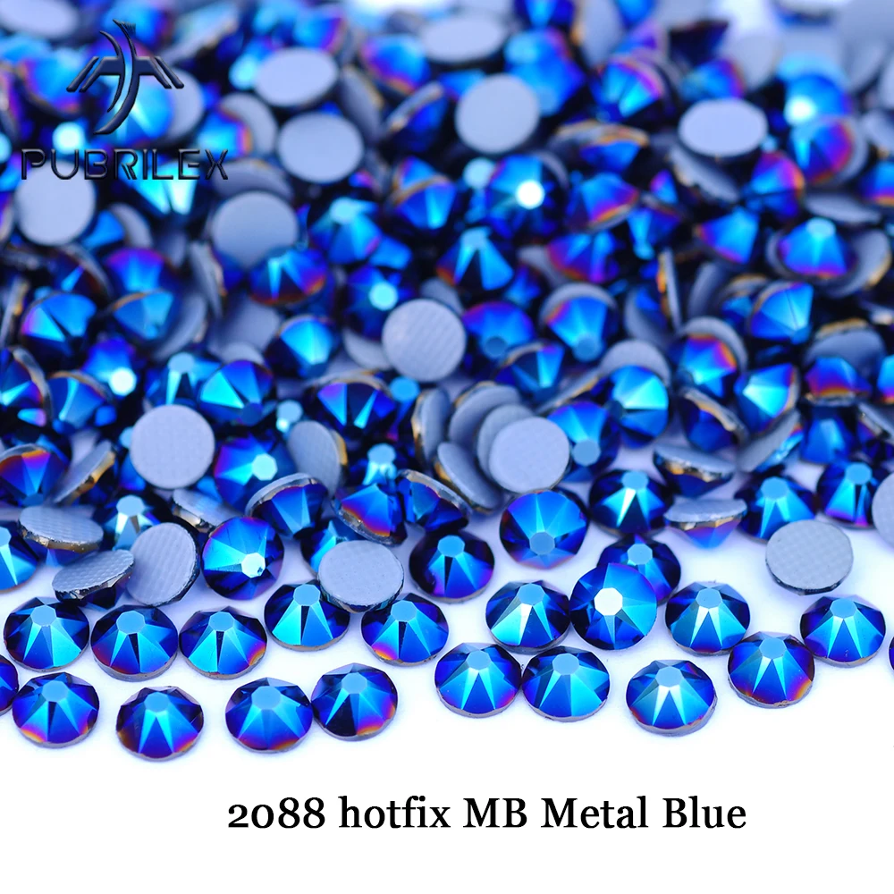 YANRUO 2088HF Diamante Element 8 große 8 kleine Bügel-Strasssteine zum Aufbügeln für Kleidung, Kristalle, DIY-Dekoration, Hochzeitskleid – Detail 15