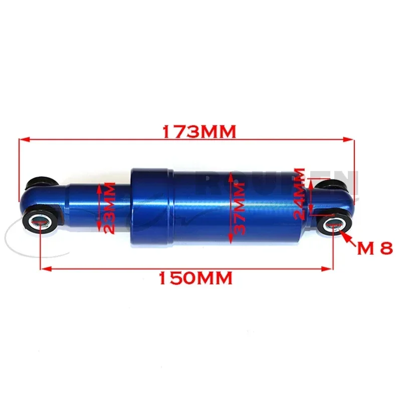 

24mm Front And Rear Hydraulic Shock Absorber Wheels Universal 125mm 150mm All Inclusive Electric Scooter Anti Vibration Parts