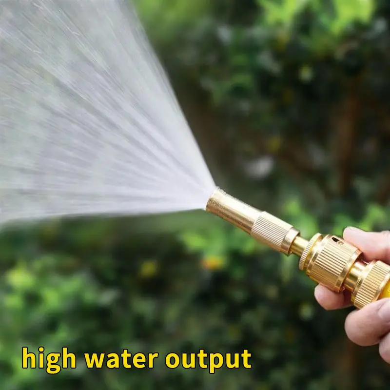 New Spray Nozzle Water  High Pressure Direct Spray Sprinkler Quick Connector Hose Adjustable Pressure Washer Garden Sprinkler
