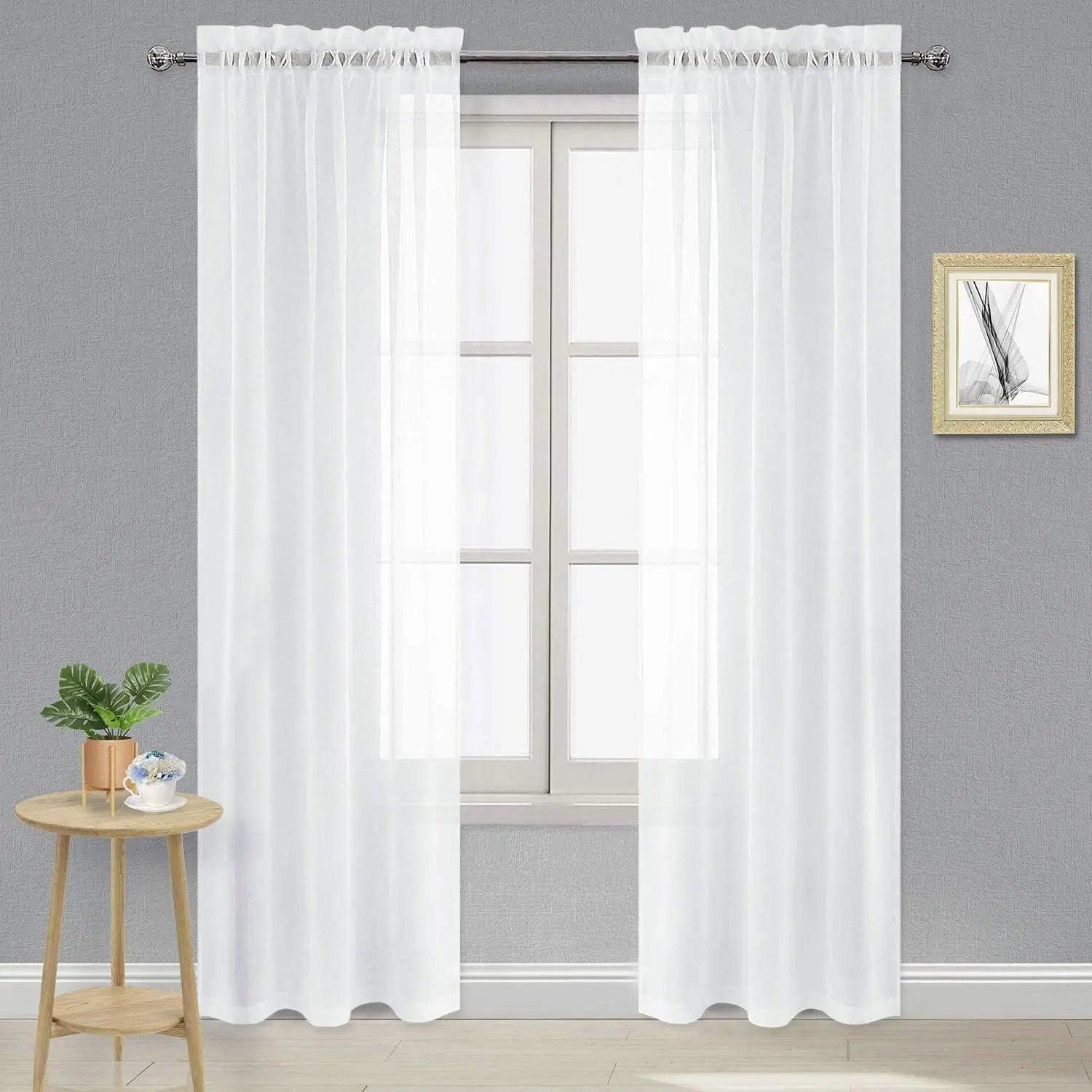

Custom Made 310cm Height Curtain Tulle for Living Room Bedroom Curtains for the Room Kitchen Window Sheer Curtain