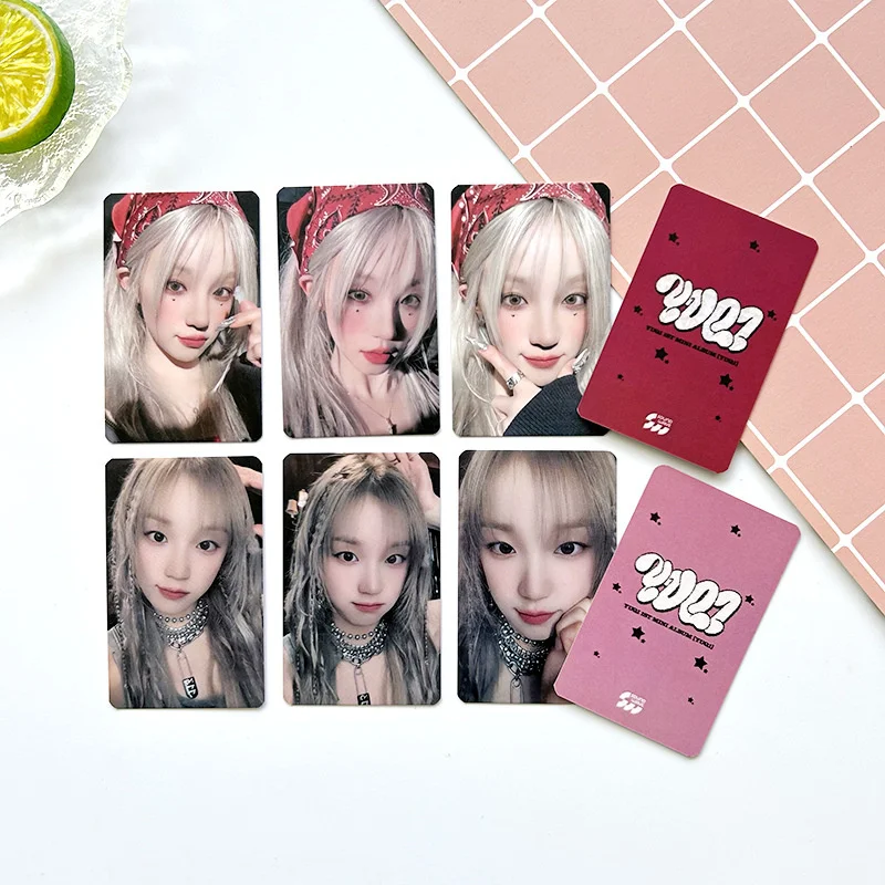 6pcs/set KPOP GIDLE Song Yuqi “YUQ1” Album SOIO High Quality HD Collectible Gift LOMO Card Special Edition (G) I-DLE Photo Card