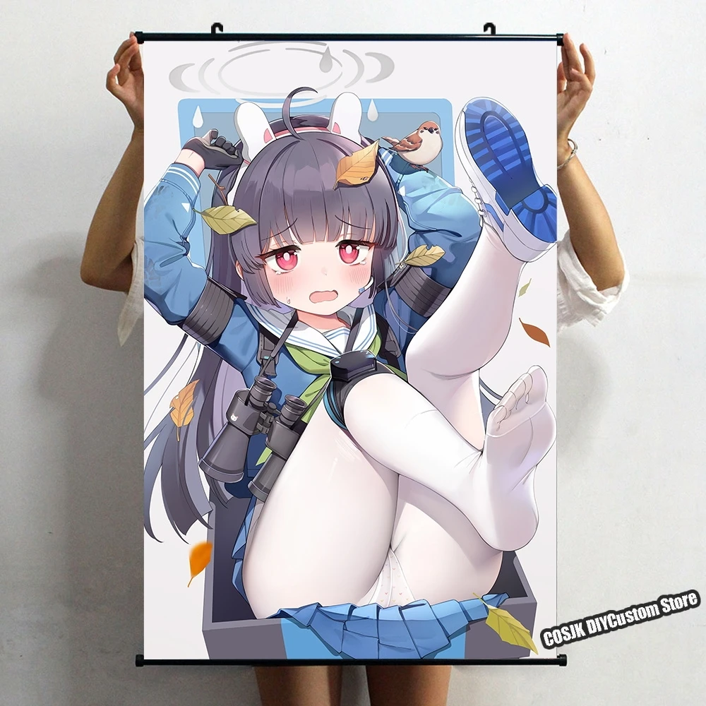 NEW Anime Game Blue Archive Kasumizawa Miyu Poster Wall Scroll Home Decor Living Room Decoration Mural Collectible Arts Gifts