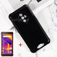 Anti-knock Soft TPU Phone Case For Blackview BV6600 Pro BV6600E Silicone Cover Bumper Tempered Glass For Blackview BV6600Pro
