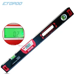 200mm 300mm  Magnetic Aluminum Alloy Bubble Ruler Spirit Level High Precision Ruler DIY Tool