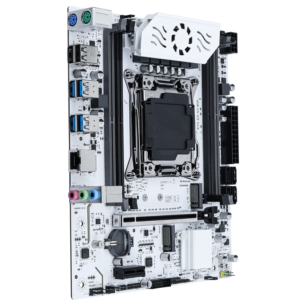 MOUGOL Kit de placa-mãe X99 chip C612 com CPU E5 2650 V4 e DDR4 16G 2133MHz RAM M.2 NVME PCIE3.0 SATA3.0 para computador desktop