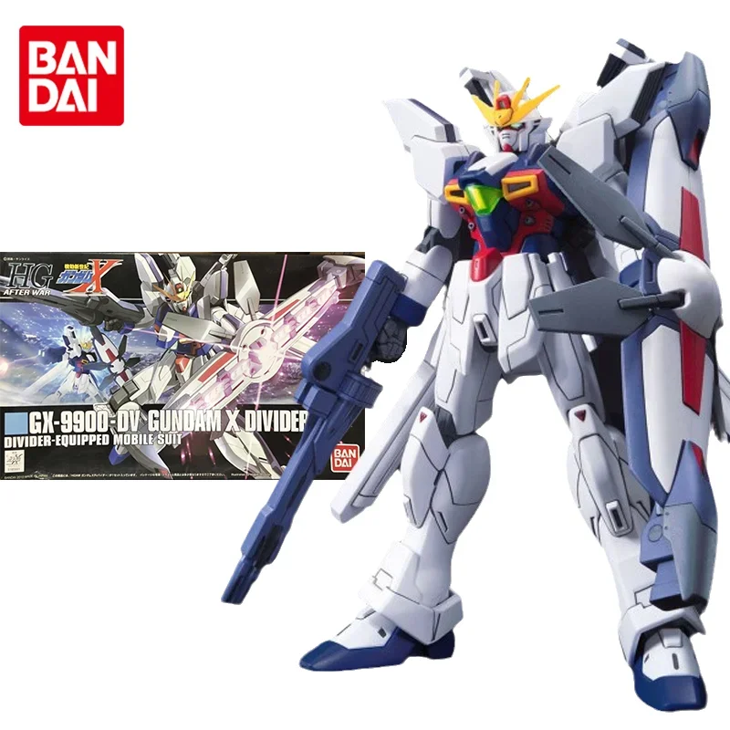 Bandai Original Gundam Model Kit Anime Figure HGUC 118 X Divider GX-9900-DV Action Figures Toys Collectible Gifts for Children