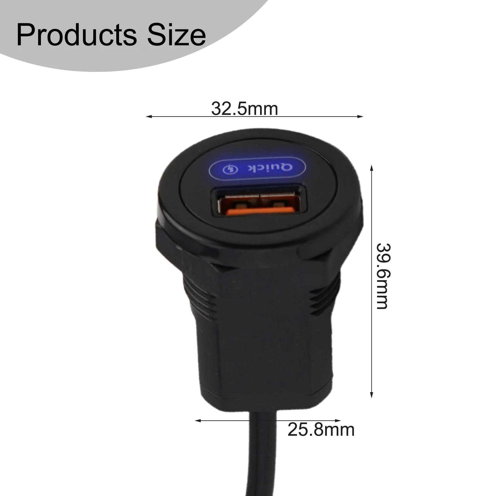 Bus Seat Modifications Car Charger Adapter Advanced Safety Features High Universality Fitment Intelligent Fast Charging