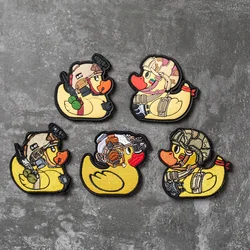 Parche táctico pato moral bordado 3D en PVC para MOLLE
