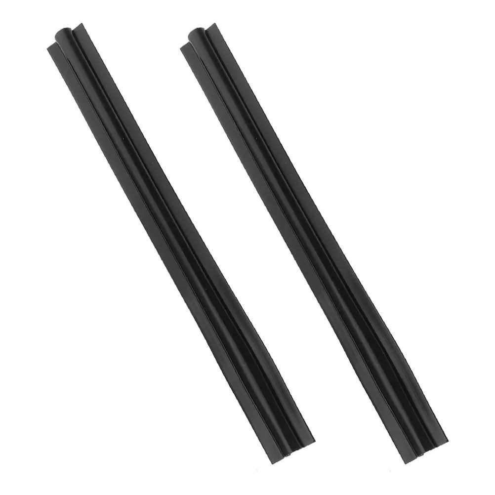 2Pcs Car Wire Hider Black Flexible Adhesive Cord Cover Sleeve for Automotive Cable Management Windshield Floor USB Charger Audio