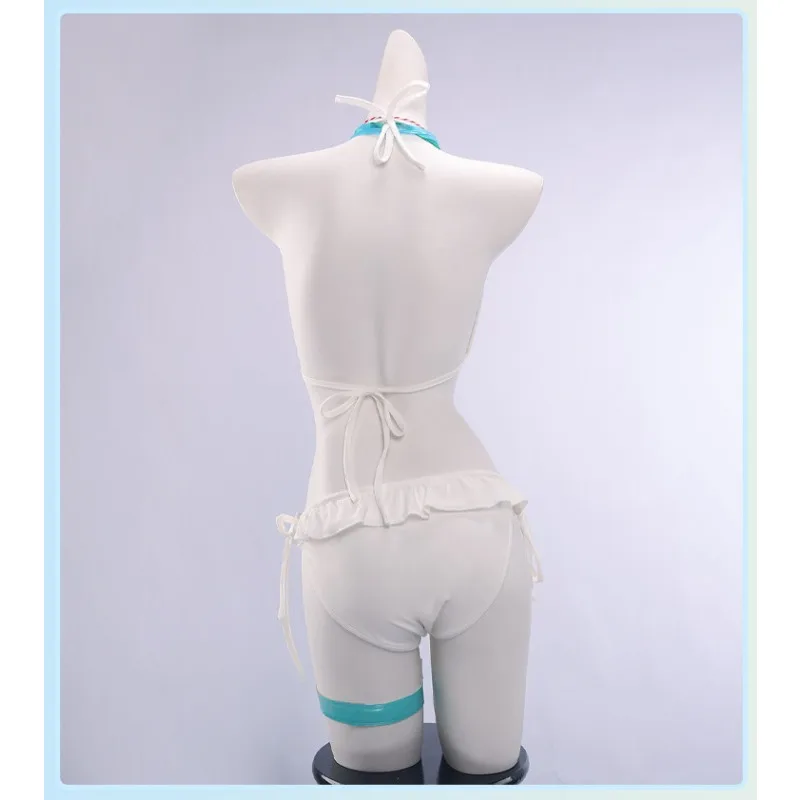 La Pluma Swimsuit Game Arknights Cosplay Costume Bikini Swimwear Anime RolePlay Women Girls Halloween Summer Holiday Outfit view 6