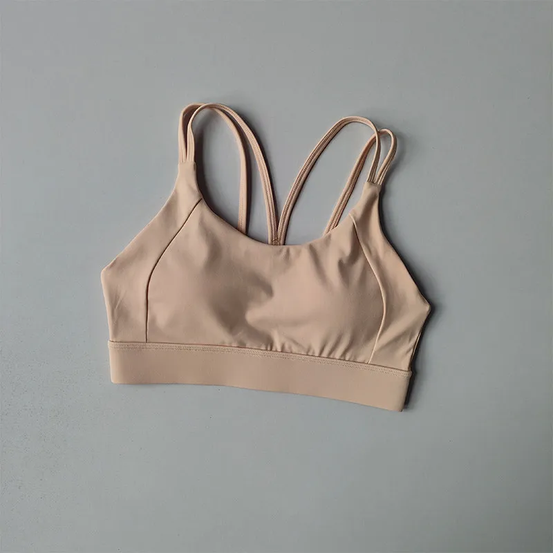 Hochintensiver Fitness-Sport-BH, stoßfest, verhindert Durchhängen, integrierter Stil, Laufunterwäsche, Kontrast-Weste-Top für Frauen – Detail 26