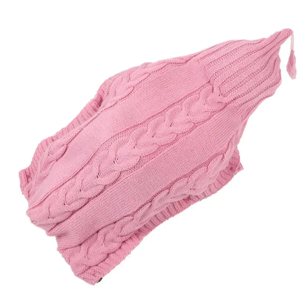 Selimut Bayi Rajut, Kantong Tidur Musim Dingin, Selimut Bayi untuk Kereta Dorong, Selimut Bayi Baru Lahir, Selimut Tidur