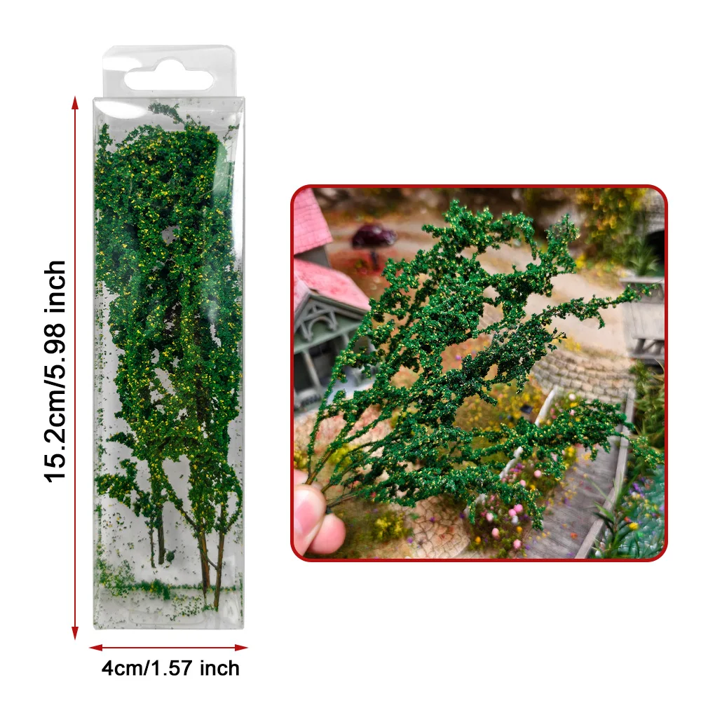 33ml Realistic Miniature Leaves Simulation Leaves for DIY Modeling Basing Railway Bonsai Fairy Garden Diorama Supplies GroundKit