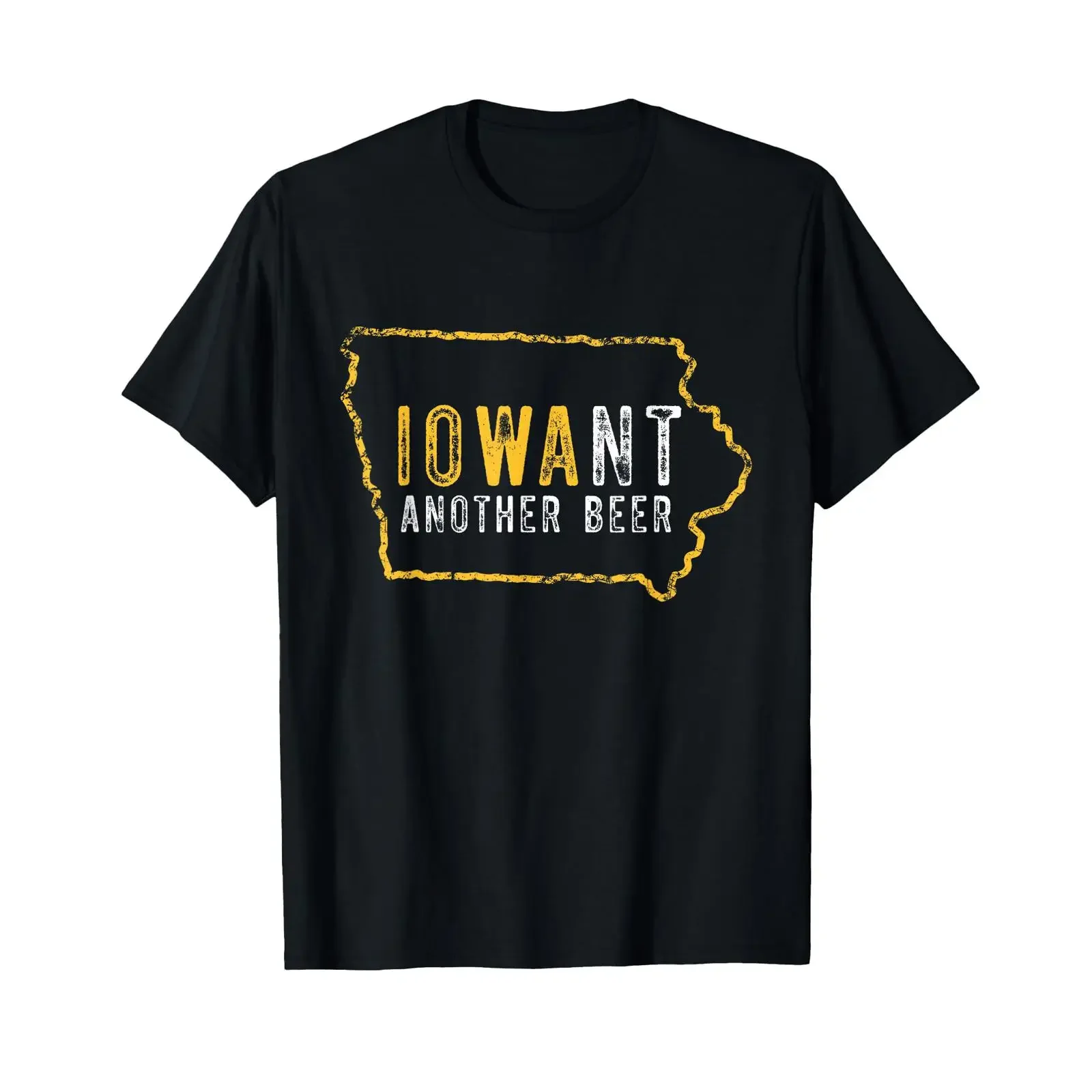 Funny Iowa Want Another Beer T Shirt vintage Washed designer clothes Soft Slightly Comfortable Breathable graphic Casual