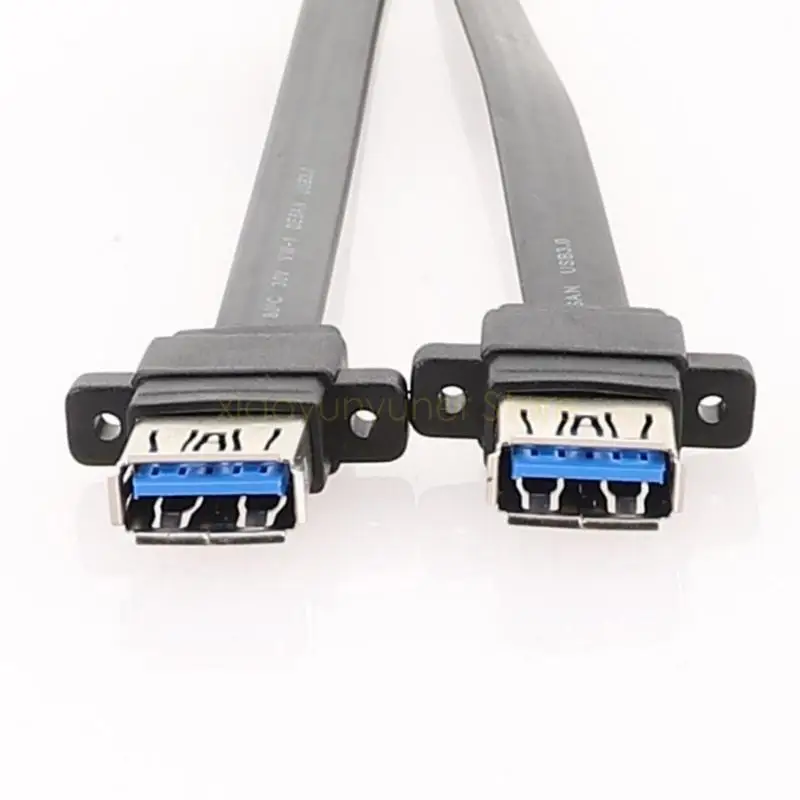 USB3.0 Faceplate Cable Motherboards 19Pin Header to 2USB Port for Easy Access P9JB