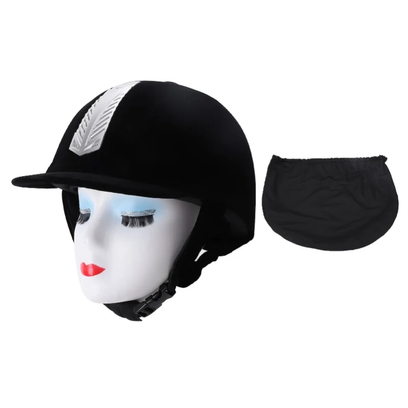 

Horse Riding Helmet Adjustable Breathable Stainless Steel Equestrian Helmet For Security Gear