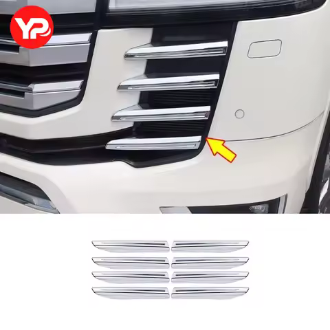 medium grid grille bright strip front bumper trim Patrol modified For Toyota 2022-2026 Land Cruiser LC300 accessories