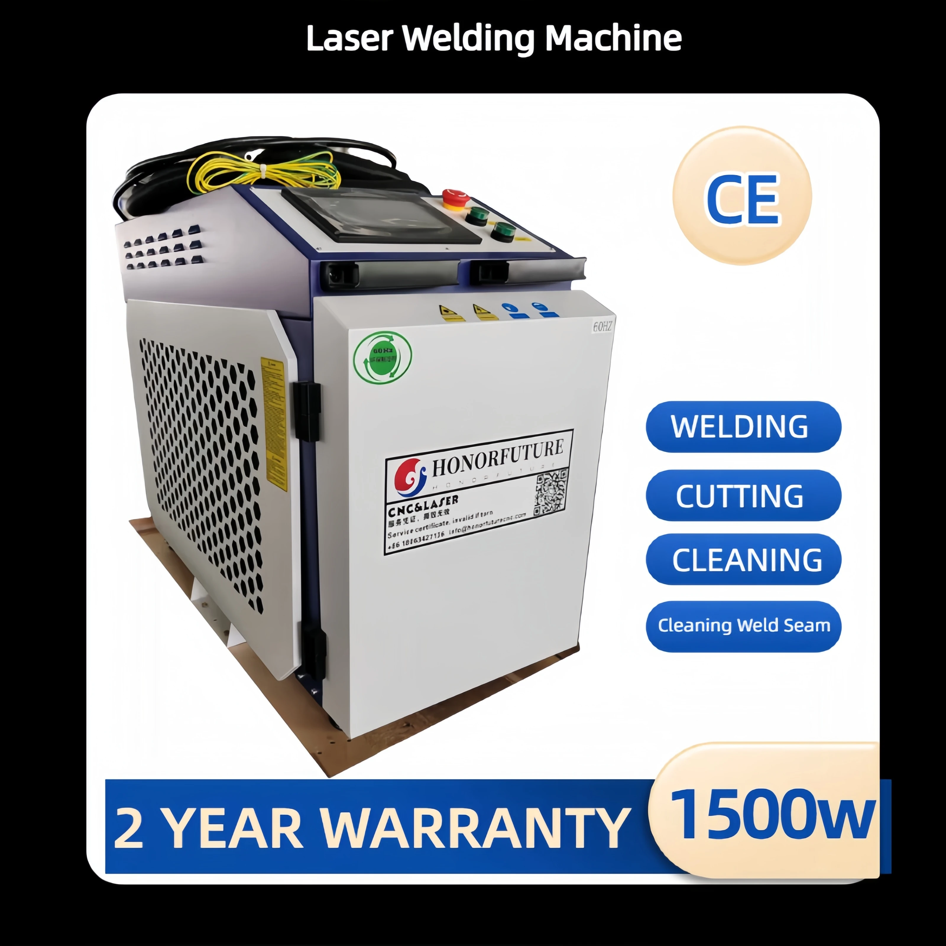 

Handheld Water Cooled Laser Welding Machine 3000W Stainless Steel Spot Welding High Quality Fiber Laser Welder