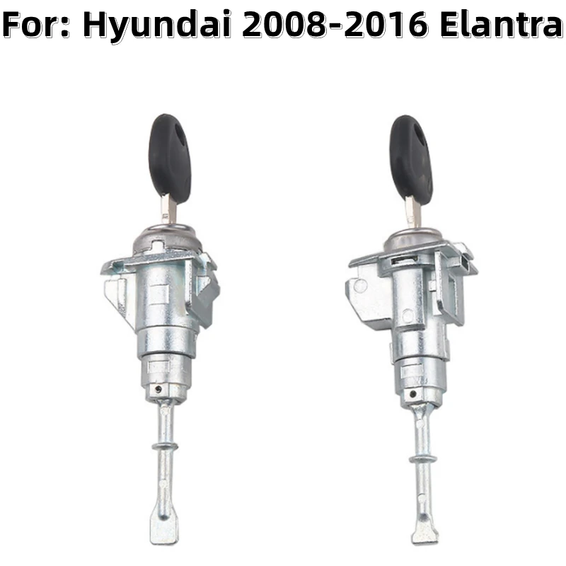 FLYBETTTER OEM kunci pintu kiri silinder kunci pintu otomatis silinder untuk Hyundai 2008-2016 Elantra dengan 1 buah kunci