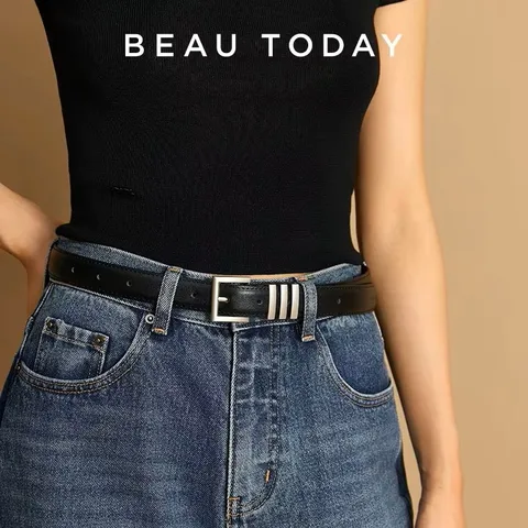 Ремни BEAUTODAY женские кожаные черные