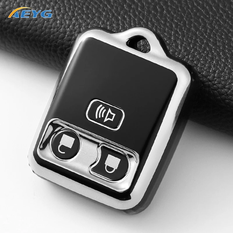 For Ford Maverick Transit Connect Mazda Fashion Soft TPU Car Key Cover Case Protection Shell Keychain 3 Buttons Accessories Bag